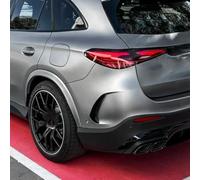 Spulhc Car Rear bumper side spoiler kit suitable for Mercedes Benz GLC-Class X254 AMG Line 2023+, Rear windshield, ABS,A-black