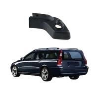 Spulhc Car Rear Windshield Washer Wiper Arm Nut Cover Cap for Volvo XC70 2005-2008,1 Pcs,ABS,Black