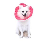 Spunklad Dog Cones After Surgery Soft, Adjustable Dog Surgery Collar, Recovery Collars For Dogs, Cat Donut Collar (Pink, Medium)