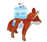 Spunky pup Clean Earth Plush Fox | Made from 100% Recycled Water Bottles | Large