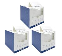 Spunspon Disposable Face Towel, Lint-Free Biodegradable Clean Towels, Makeup Removing Wipes, Super Soft & Thick for Sensitive Skin, 8-Inch X 8-Inch Extra Large Size, 150 Count/3 - Pack