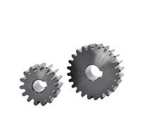 Spur Gear 1pc 18T-21T 2M 18 19 20 21 Teeth Drive Flat Keyway Bore 12/14/15/16/17/18/19/20mm(21 Teeth (Od 46mm),18mm-keyway 6x2.8mm)