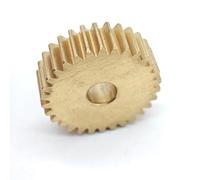 Spur Gear， 5 pcs 0.3 Module 48 Teeth Brass Spur Gear 15mm Outer Diameter Multiple Sizes(2mm thickness 2.02mm hole)