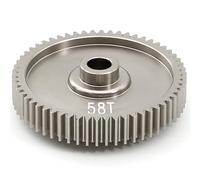 Spur Gear 58T 0.6Mod High Speed Gear for Tamiya TT01, TT01D, TT01E, TT01ES 1/10 RC Car Replacement #53665 Upgrade Parts, Compatibility for 22-23-24-25T 0.6M Pinion Gear