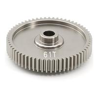Spur Gear 61T 0.6Mod High Speed Gear for Tamiya TT01, TT01D, TT01E, TT01ES 1/10 RC Car Replacement #51004 Upgrade Parts, Compatibility for 18-19-20-21-22T 0.6M Pinion Gear