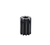 Spur Gear Pinion 1M 10T 12Teeth Mod 1 Bore 4-8mm Right Teeth 45# Steel Major Gear 1Pcs(7mm,1pc 1M11 Teeth)