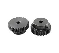 Spur Gear Pinion 1M 26Teeth 1 Mod Right Teeth 45# Steel Gear Hole 6mm 7mm 8mm 10mm 12mm Motor Gear Rack Transmission(6mm,3pcs 1M 26 Teeth)