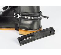 Spur protection leather crystal.