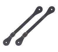 Spur Straps 1 Pair Leather Cinch Straps Spur Belt with Buckle Durable Adjustable Boot Straps for Equestrian Cable Tie Down Straps