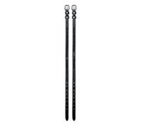 Waldhausen - patent leather spur straps STONE