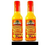 Spur Tree Jamaican Crushed Scotch Bonnet Pepper Sauce, 148ml, Pack of 2