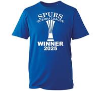 Spurs Europa League Winners 2025 T-Shirt, Funny London Based Football Club Champions of Europe Shirt, Gift Unisex Tee Top (Royal, 4XL Years)