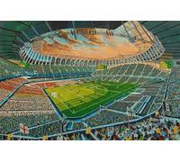 Spurs Stadium Art Print, A4 Size 29.7 x 21 cm, UV-Stable Giclée Print on 260gsm Paper