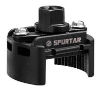 Spurtar Adjustable Oil Filter Wrench 2-3/8 to 3-1/8 inch 60-80mm Universal Oil Filter Removal Tool 1/2'' Drive Two-Way Cap Oil Filter Tool for Engine Filters, Conduit, & Fittings