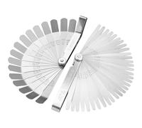 Spurtar Feeler Gauge Set, 32 Blades Tapered & 16 Blades Offset | Metric and Imperial, Dual Marked Metric and SAE, For Spark Plug, Valve, Piston, Guitar, For Measuring Gap Thickness Width