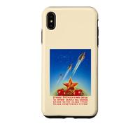 Sputnik 1 2 3 Soviet Space Program USSR Propaganda Art Case for iPhone XS Max