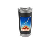 Sputnik 1 2 3 Soviet Space Program USSR Propaganda Art Stainless Steel Insulated Tumbler