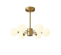 Sputnik Chandelier 6 Lights Chandelier Mid Century Pendant Lighting Fixture Gold Brass Ceiling Light Fixture For Kitchen Dining Room Living Room-Copper. 6头,TURBO_LOADING_TEXT:Loading your