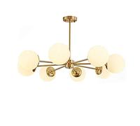 Sputnik Chandelier 8 Lights Chandelier Mid Century Pendant Lighting Fixture Gold Brass Ceiling Light Fixture For Kitchen Dining Room Living Room-Copper. 8头,TURBO_LOADING_TEXT:Loading your