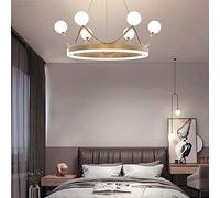 Sputnik Chandelier Modern 6 Lights Brushed Brass Pendant Lighting Mid Century Gold Crown G9 Ceiling Light Fixture for Dining Room Bedroom Kitchen6