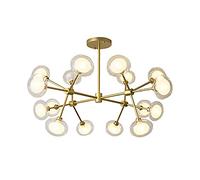 Sputnik Chandelier Pendant Lighting Fixture, Mid Century Industrial Ceiling Light with 20 Lights for Dining Room and Living Room