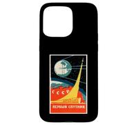 Sputnik First Satellite Soviet Space Race Art Case for iPhone 15 Pro Max