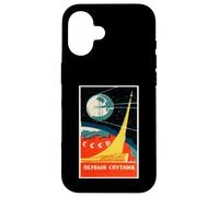 Sputnik First Satellite Soviet Space Race Art Case for iPhone 16