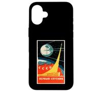 Sputnik First Satellite Soviet Space Race Art Case for iPhone 16 Plus