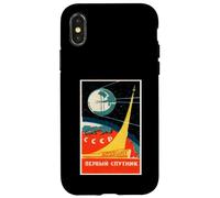 Sputnik First Satellite Soviet Space Race Art Case for iPhone X/XS