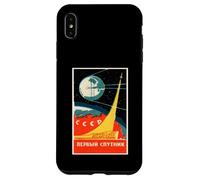 Sputnik First Satellite Soviet Space Race Art Case for iPhone XS Max