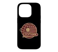 Sputnik Soviet Space Program Retro USSR Emblem Case for iPhone 14 Pro