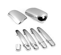 SPVPDMIWFK Exterior Door Handle 1PCS for Corolla 2009-2013 for Yaris 2007-2011 Chrome Side Door Handle + Mirror Covers Outside Door Handle