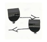 SPVPUPRMNN Tow Hook Eye Cover For Porsche For Cayenne For Turbo TDI 92A 958.2 3.0L 3.6L 4.8L S GTS 2015 2016 2017 2018 Rear Tow Cap 95850549950 958505499509B9(Black-Pair)