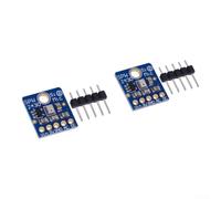SPW2430 Sound Sensor 2pcs PCB Board Voice Changer | PCB material construction, blue finish, 15.8x14.1mm size, fits tight spaces, circuit board