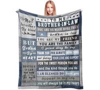 Spwasplo Gifts for Brother in Law Blanket - Brother in Law Christmas Birthday Gift - Brother in Law Gifts - to My Brother in Law - Brother in Law Gift Ideas - 60"x50"