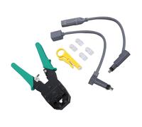 SPX Plug to RJ45 Adapter Set, RJ45 Female Connector Water Proof Cable Male to Female Extension Connector for Gen 2 Dish Antenna Router