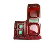 SPXLUCAR Rear Light Lens Compatible With Land For Rover For Defender 2020 2021 2022 2023 2024 Car Rear Taillamp Cover Auto Tail Lamp Lampshade Lampcover(Right)