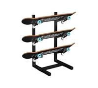SPXTOM 20/27/33/40/47in Skateboard Racks, iron, Snowboard Rack Floor Stand Holder, Layer Skate Board Display Organizer, Heavy-duty, for Homes Garages Skate Shops Gym, 3/4/5/6/7 Tiers(51 * 25 * 25cm)