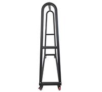 SPXTOM Commercial Vinyl Cart Mobile Rack, Metal, Heavy Duty Textile Storage Cart, Movable Wire Spool Organizer Holder with Wheels, for Leather Roll/Window Film, 16/28/20 Rolls(165cm,20rods)
