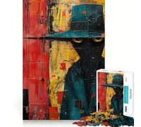 Spy Abstract Painting 1000 Piece Jigsaw Puzzles for Adults Teenagers Brain Game Mind Calm Exact Cut 50x75cm