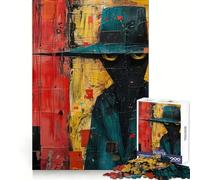 Spy Abstract Painting 1000 Piece Jigsaw Puzzles for Adults Teenagers Brain Game Mind Calm Exact Cut 50x75cm