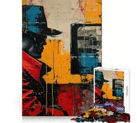 Spy Abstract Painting Hard Jigsaw Puzzle for Adults 1000 Pieces Boost Recall Calm Escape Tight Edge 38x52cm