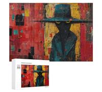 Spy Abstract Painting Jigsaw Puzzle for Adults, 300 PCS
