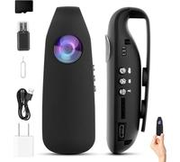 Spy Camera,1080P FHD Small Camera,Body Mounted Camera 32GB ,Mini Body Wear Wearable,Pocket Clip for Office,Motion Detection,with Night Vision ,Mini Spy Hidden Camera,Security Guard,Home,Hiking gift