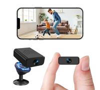 Spy Camera-Hidden Camera-Mini Camera-4K Small Cameras with Night Vision, WiFi Hidden Cameras with Magnetic, Indoor Security Cameras with Motion Detection, Instant Alerts, Small Nanny Cam for Baby, Pet