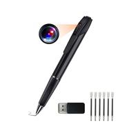 Spy Camera Pen 1080P HD Hidden Cameras Portable Secret Camera Small Video Recorder with Video Recording, Photo Taking Mini Nanny Cam for Home, Office, Meeting, Study