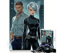 Spy Comic Art 1000 Teenager Pieces Jigsaw Puzzle Brain Challenge Toy Home Activity Clear Cut Heartfelt Gift 38x52cm