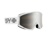 Spy CRUSHER ELITE ECO - Matte White with Silver Mirror Lens - Medium/Large Fit