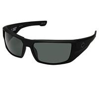 Spy Dirk Soft Matte Black Happy Gray Green Sunglasses