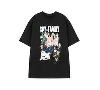 Spy Family Unisex Black Peace Short Sleeved T-Shirt - X-Large